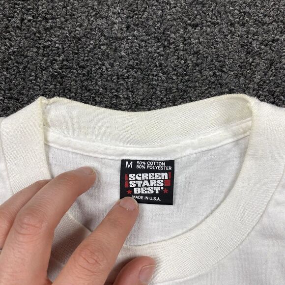 Vintage Because I’m The Teacher T Shirt Single Stitch Short Sleeve Size Medium - Picture 5 of 5